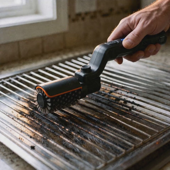 CARA Grill Pro electric BBQ brush demo video