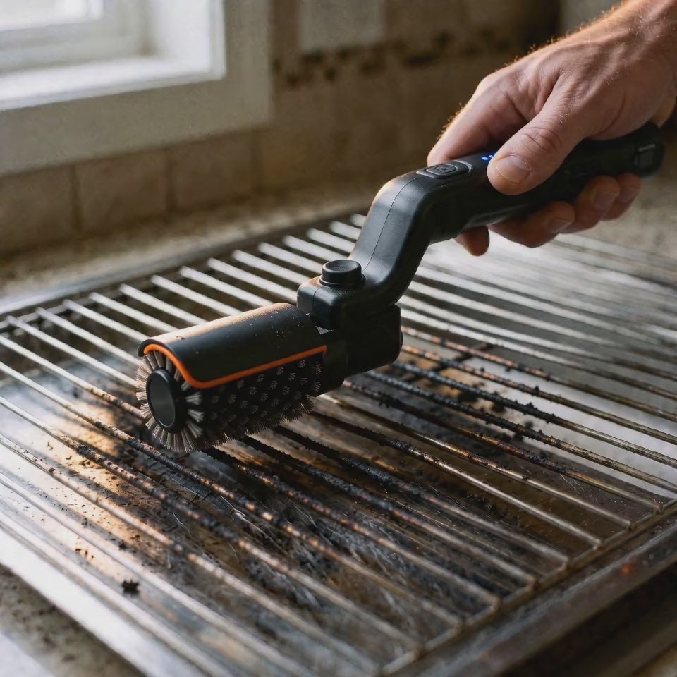 CARA Grill Pro electric BBQ brush demo video